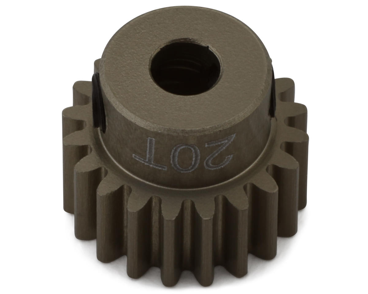 Hot Racing 48P Hard Anodized Aluminum Pinion Gear (1/8" Bore) (20T)