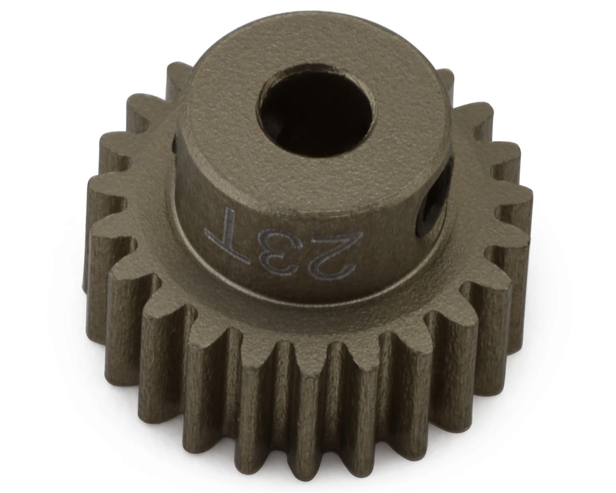 Hot Racing 48P Hard Anodized Aluminum Pinion Gear (1/8" Bore) (23T)