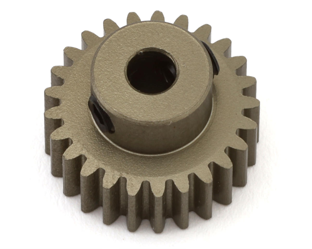 Hot Racing 48P Hard Anodized Aluminum Pinion Gear (1/8" Bore) (25T)