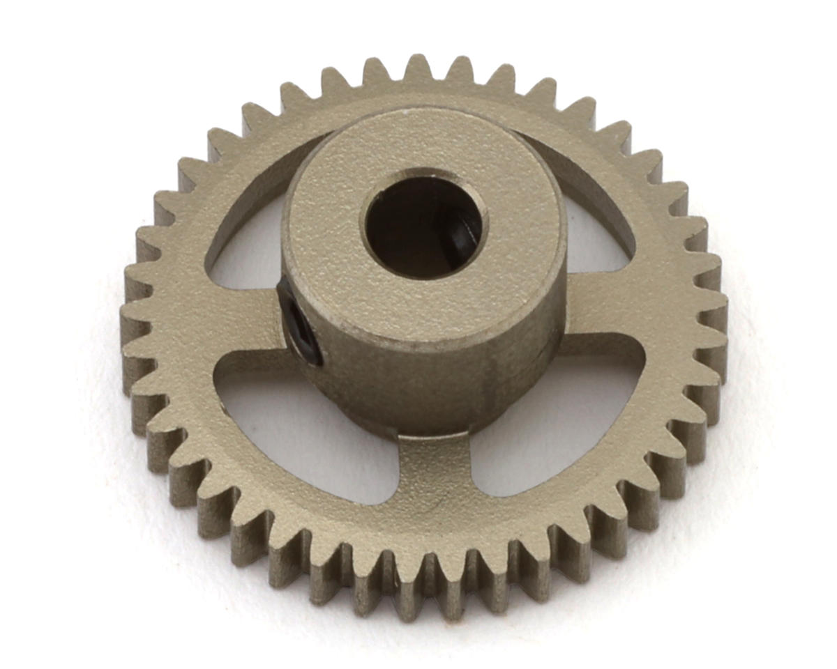 Hot Racing 64P Hard Anodized Aluminum Pinion Gear (1/8" Bore) (41T)