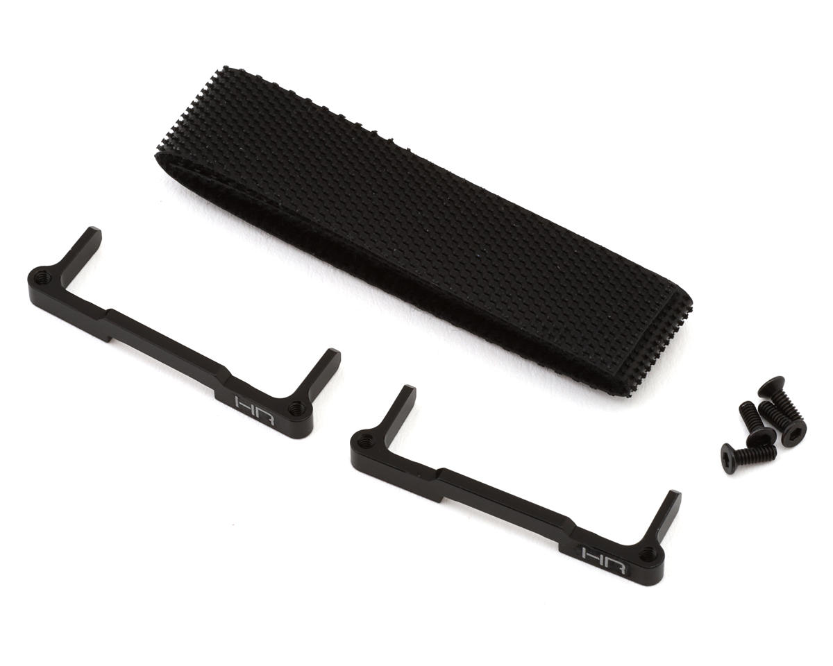 Hot Racing Losi® Micro-B Aluminum Battery Hold-Down Set (Black)