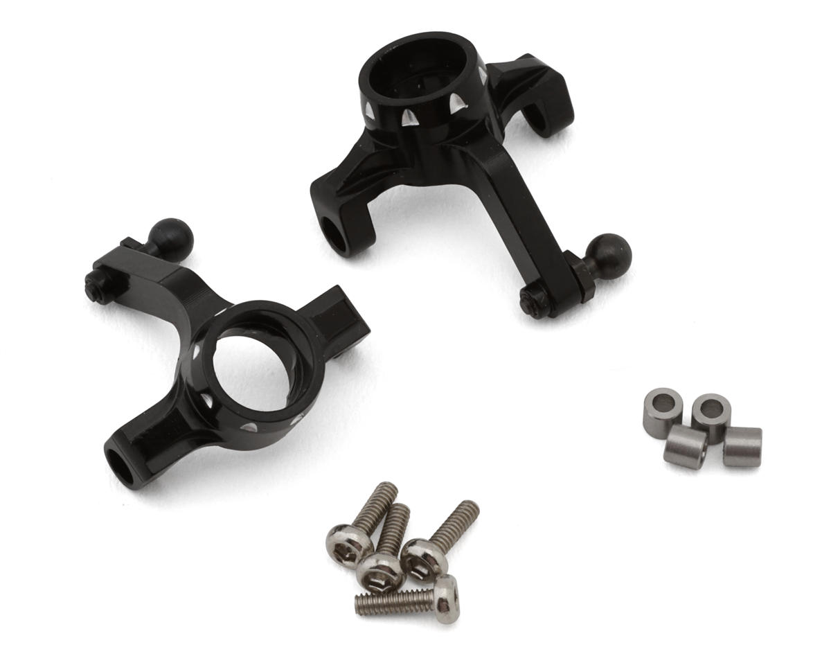 Hot Racing Losi® Micro-B Aluminum Front Steering Knuckles (Black) (2)
