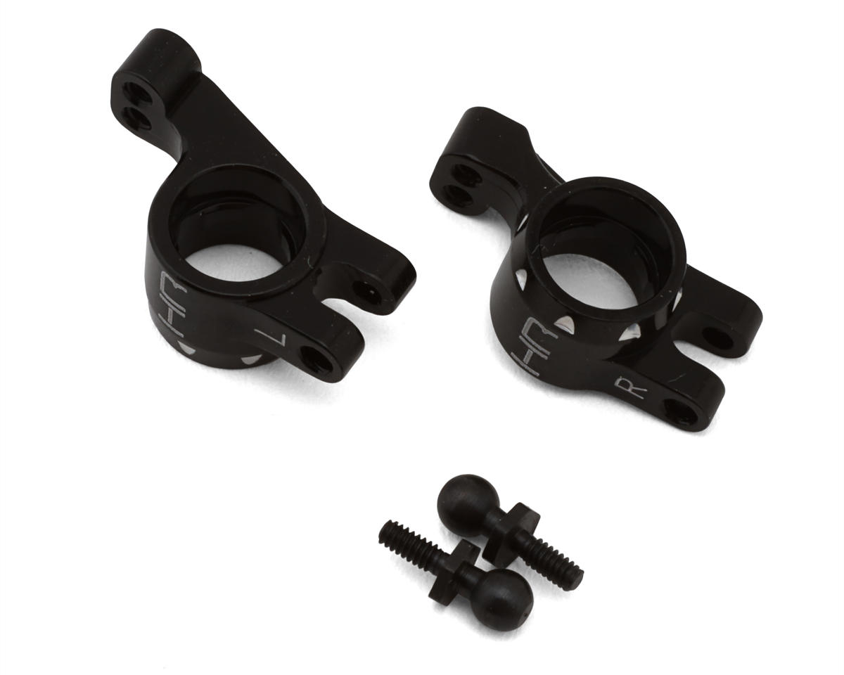 Hot Racing Losi® Micro-B Aluminum Rear Hub Set (Black) (2)