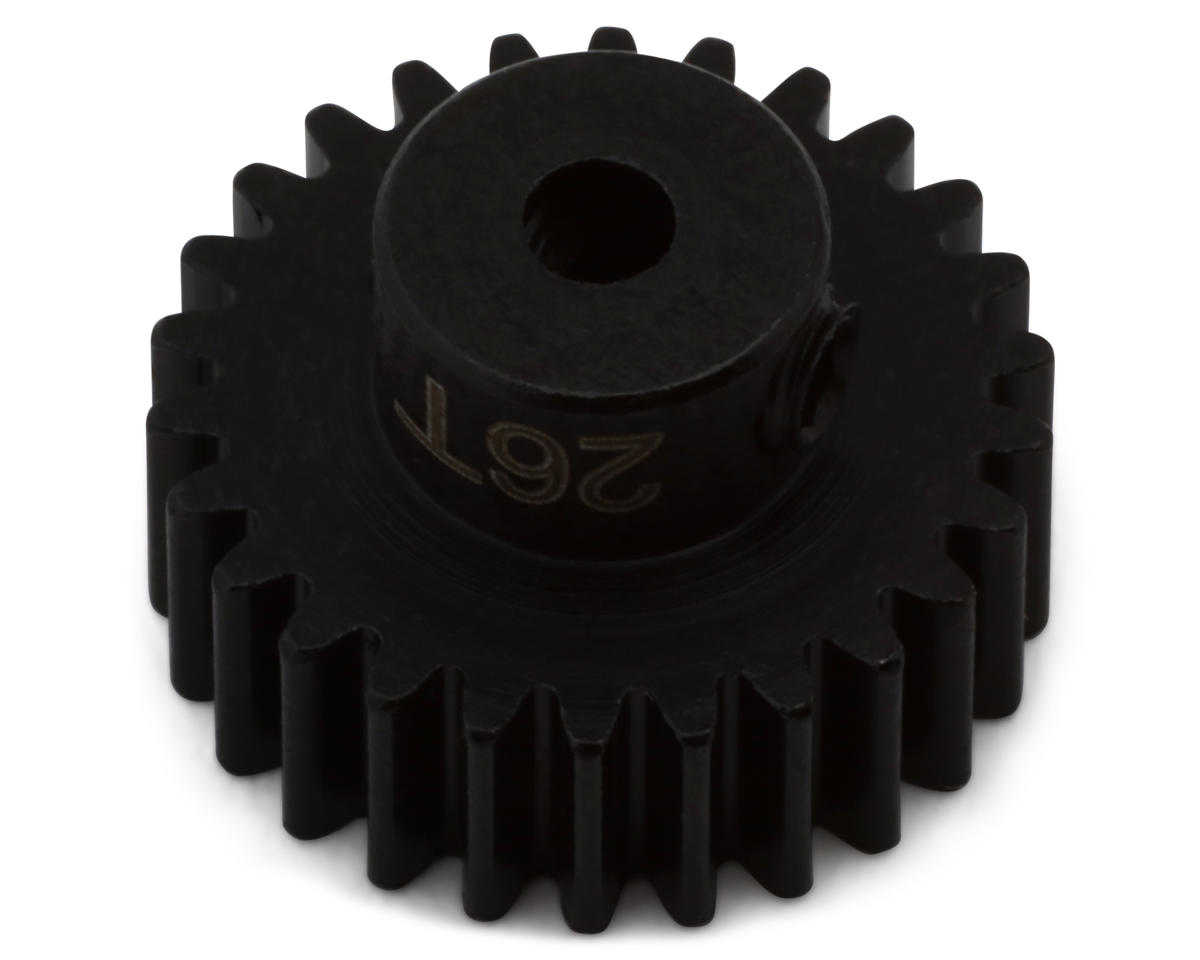 Hot Racing Mod 0.5 Hard Blackened Steel Pinion Gear (3.17mm Bore) (26T)