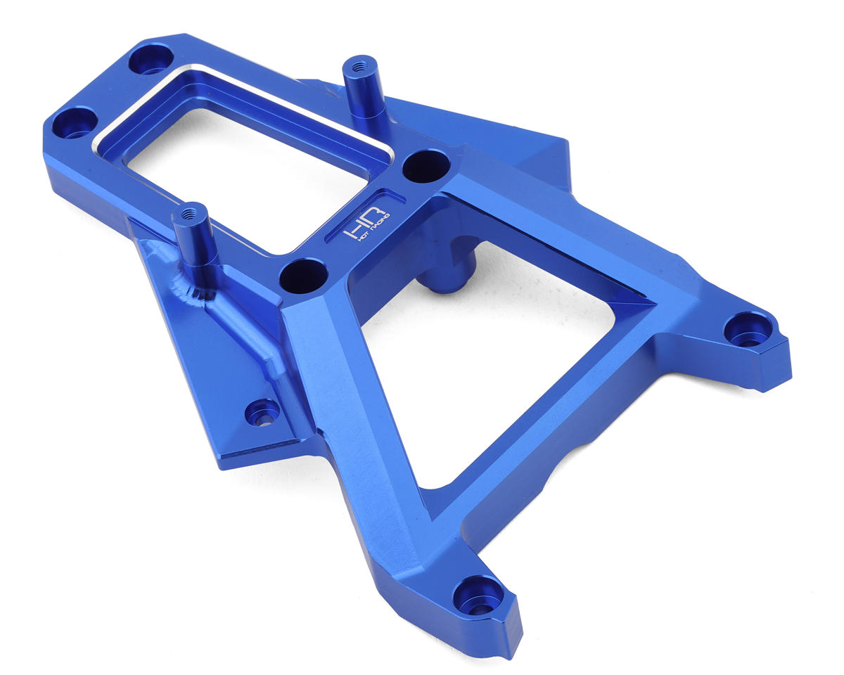 Hot Racing Aluminum Servo Mount & Bulkhead/Bellcrank Cover for Traxxas XRT (Blue)