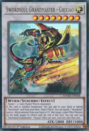 Swordsoul Grandmaster - Chixiao (BODE-EN041) Secret Rare - Near Mint 1