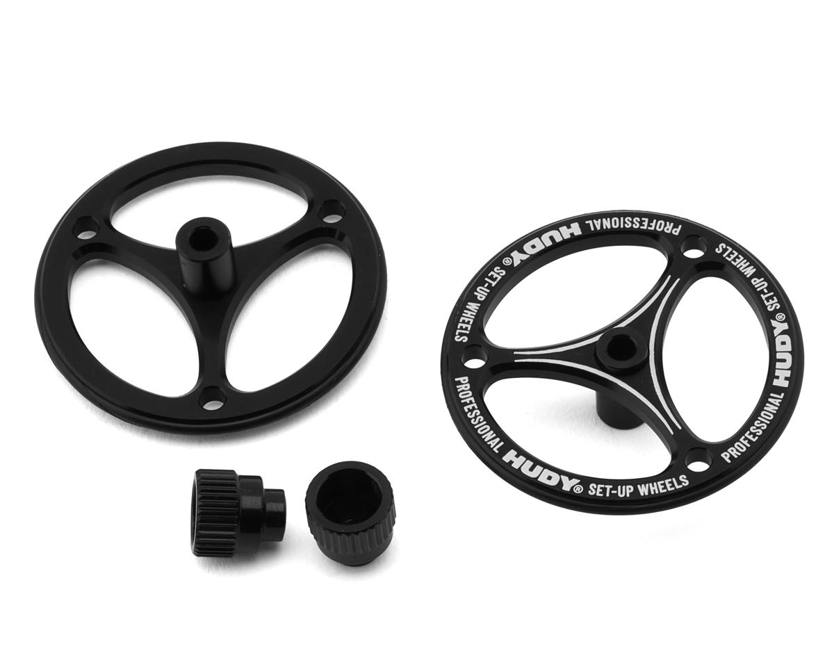 Hudy 1/12 & 1/10 Pan Car Aluminum Set-Up Wheel (2)