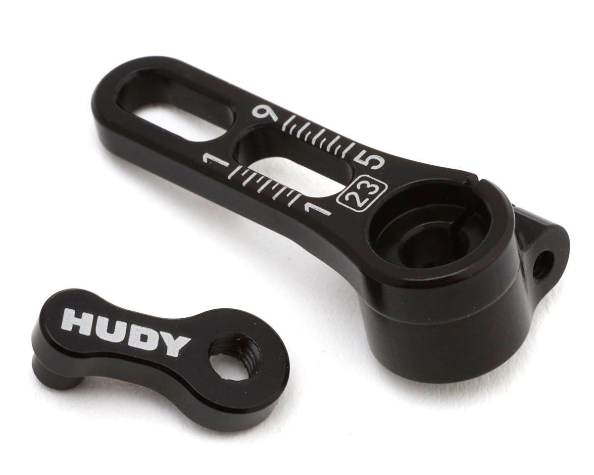 Hudy Aluminum Adjustable Clamping Servo Horn (23T-Ko Propo, Sanwa)