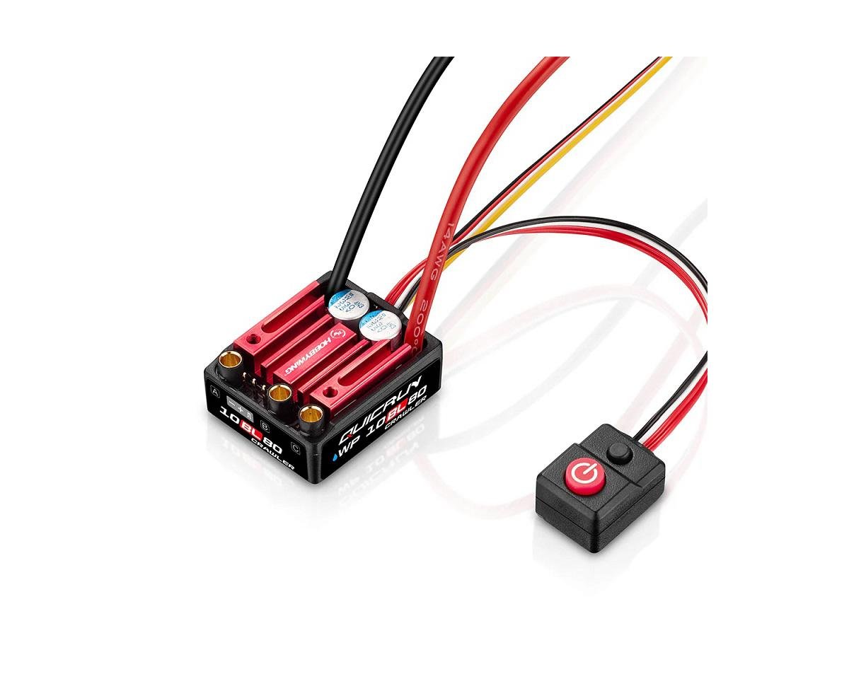 Hobbywing QuicRun WP 10BL80 Waterproof Rock Crawler Sensorless Brushless ESC w/XT60 Connector