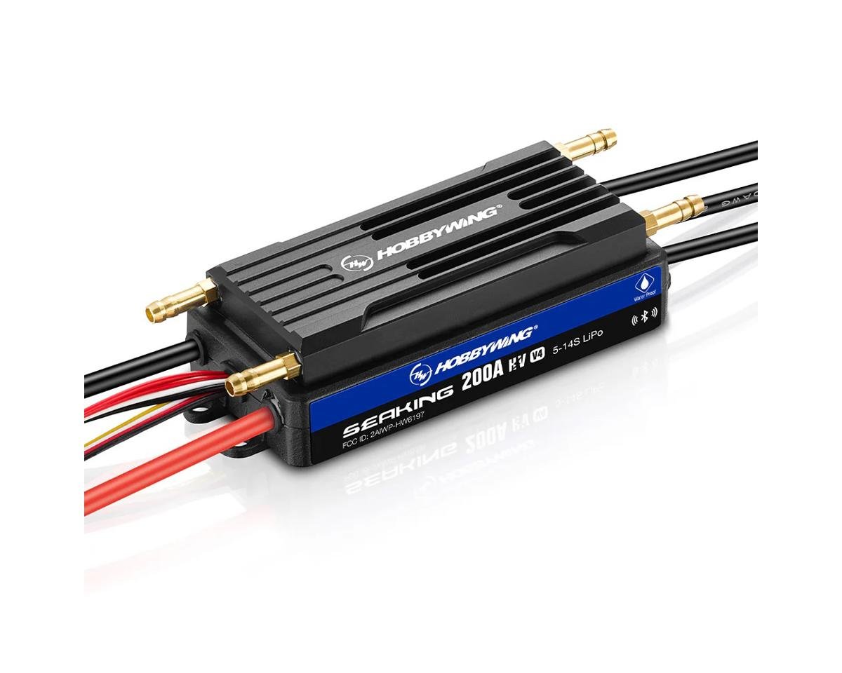 Hobbywing SeaKing 200A HV V4 Brushless Marine ESC