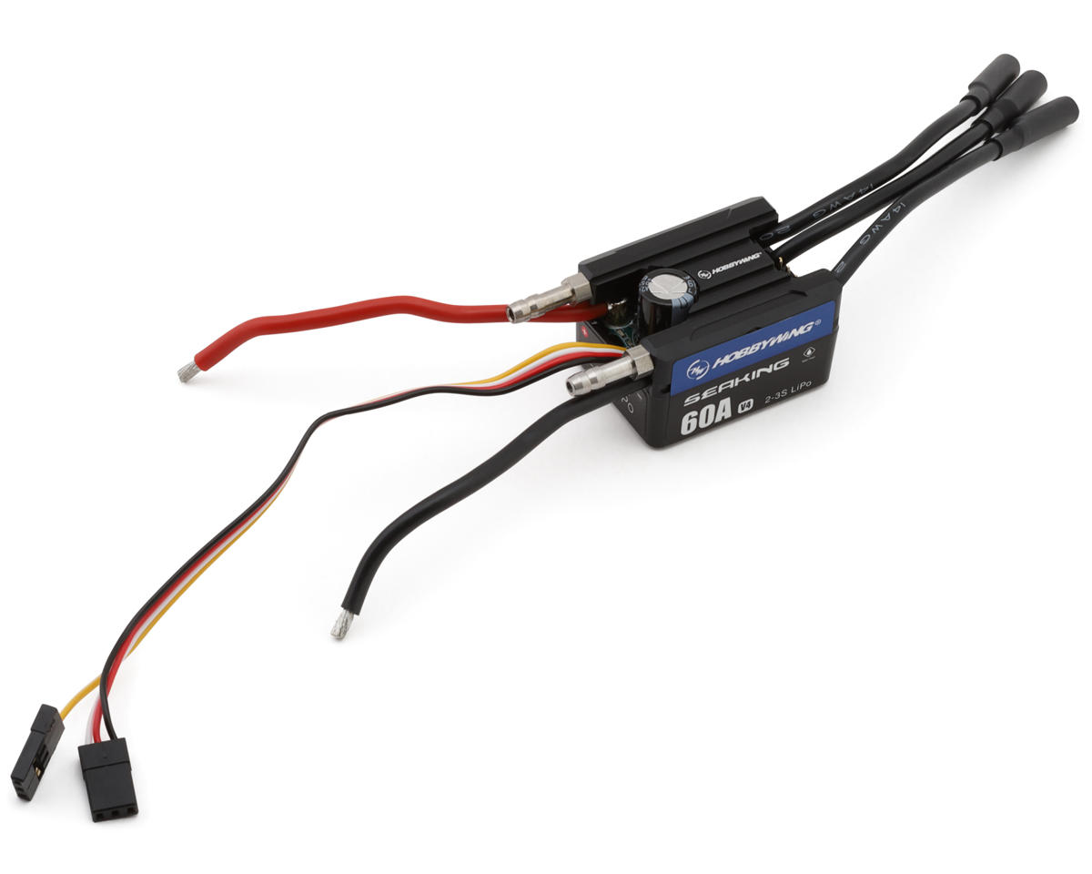 Hobbywing SeaKing 60A V4 Brushless Marine ESC