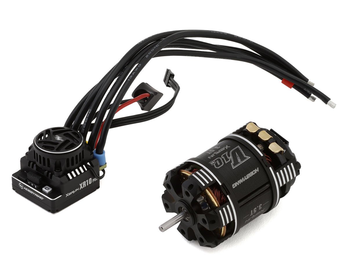Hobbywing XR10 Pro G3 Sensored Brushless ESC/V10 G3 Motor Combo (5.0T)