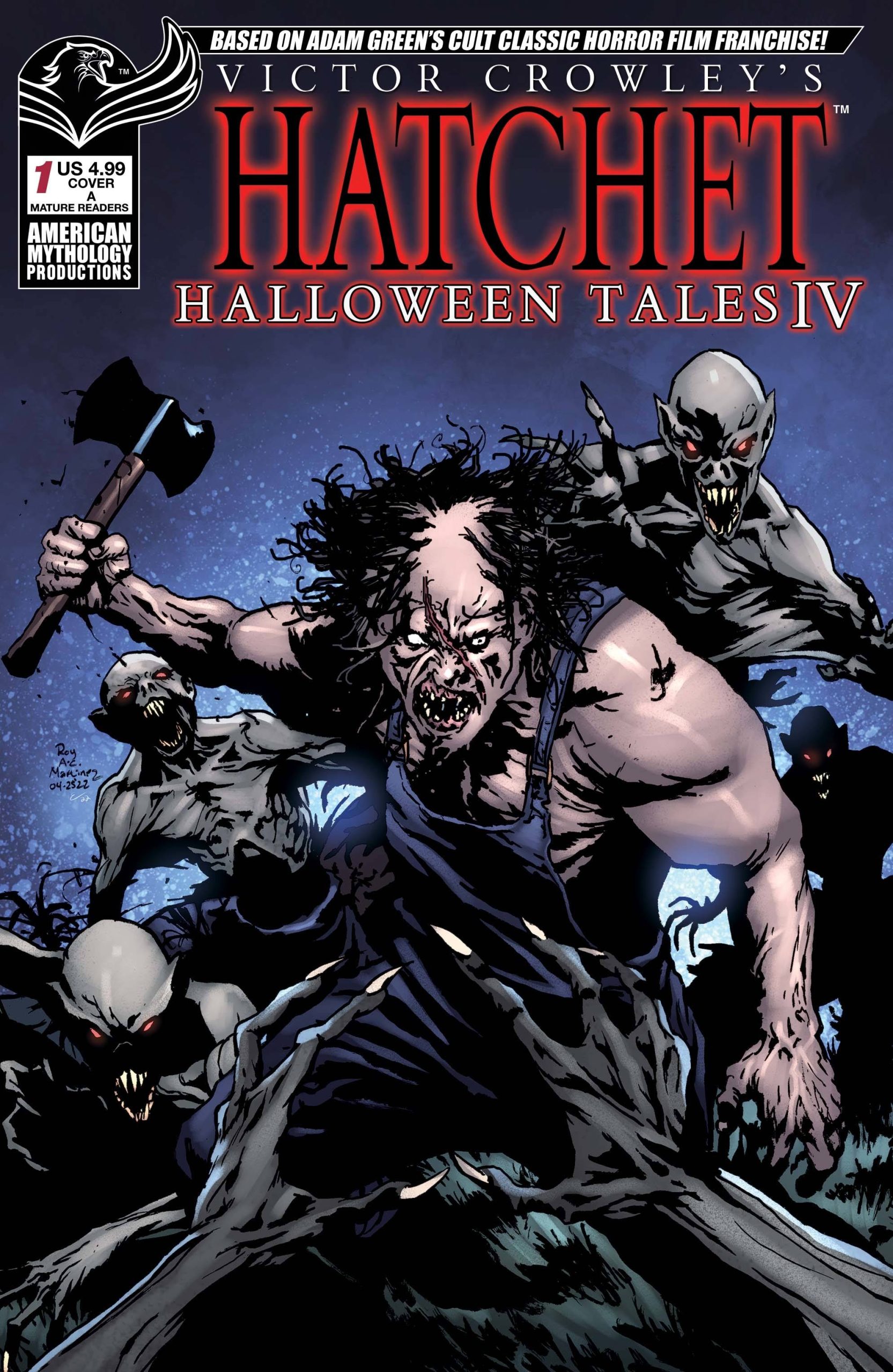 VICTOR CROWLEY HATCHET HALLOWEEN TALES IV #1 CVR A (MR)