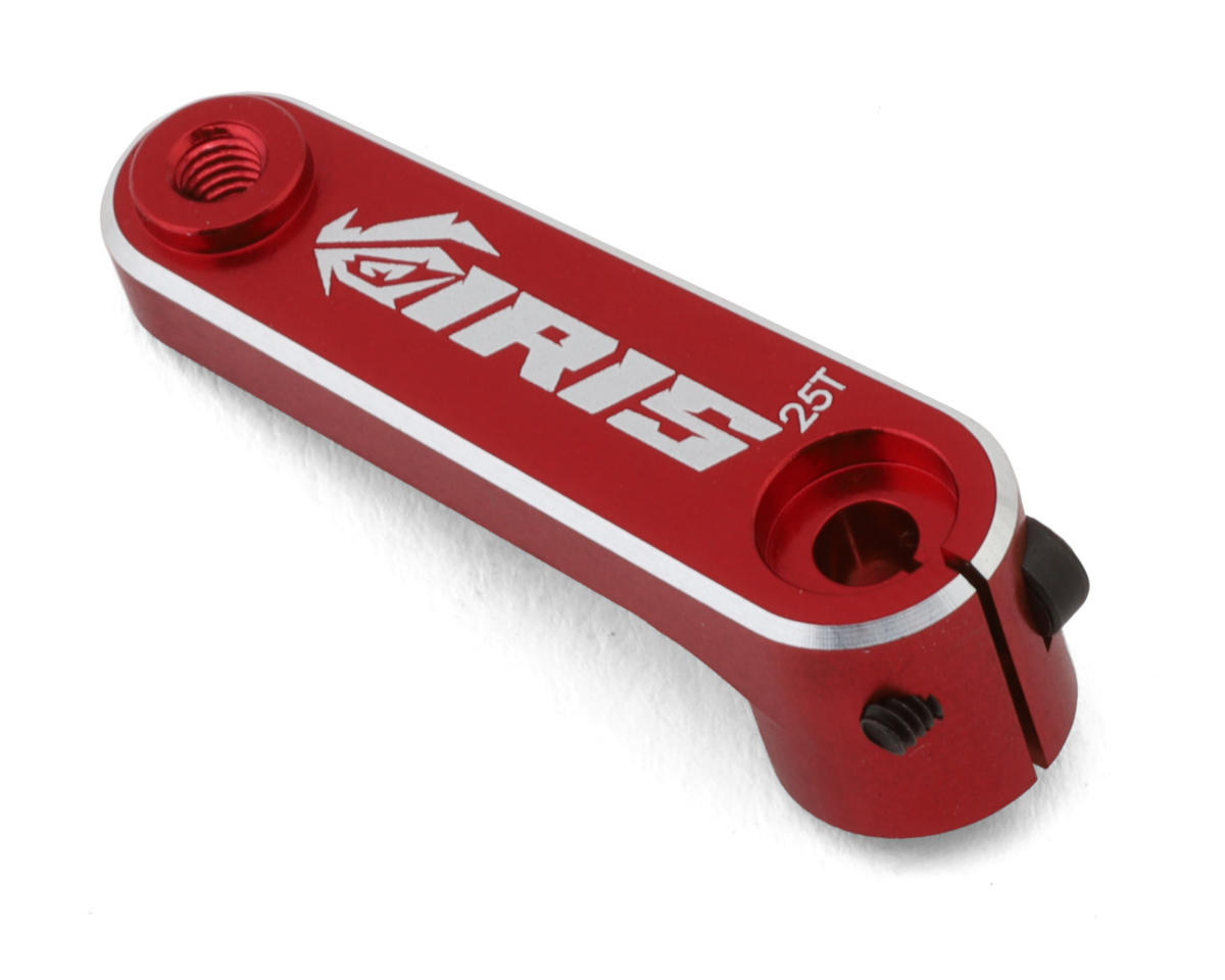 IRIS ONE FWD Clamping Aluminum Servo Horn (25T) (Red)