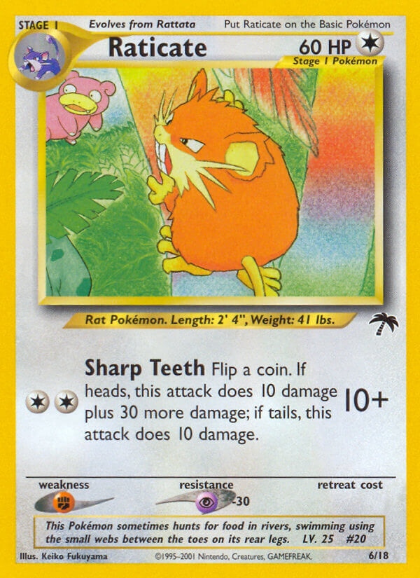 Raticate - 06/18 (SI) Promo - Near Mint