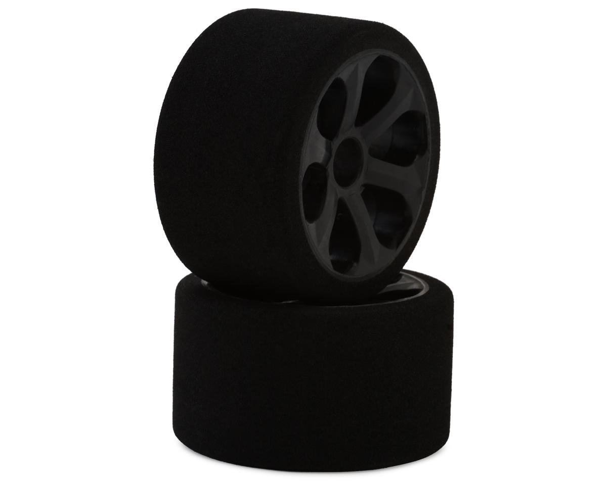 Jaco Prism 1/12 Mounted Foam Front Tires (2) (XX Blue)