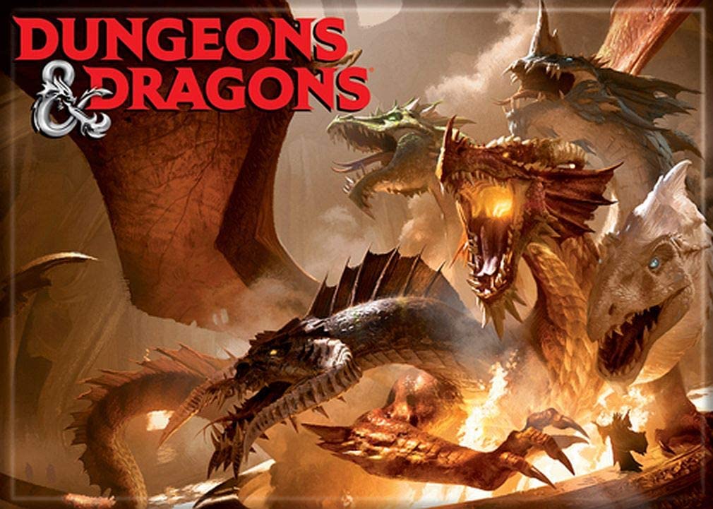 Dungeons & Dragons Book Cover Series 1 Magnet - Rise of Tiamet