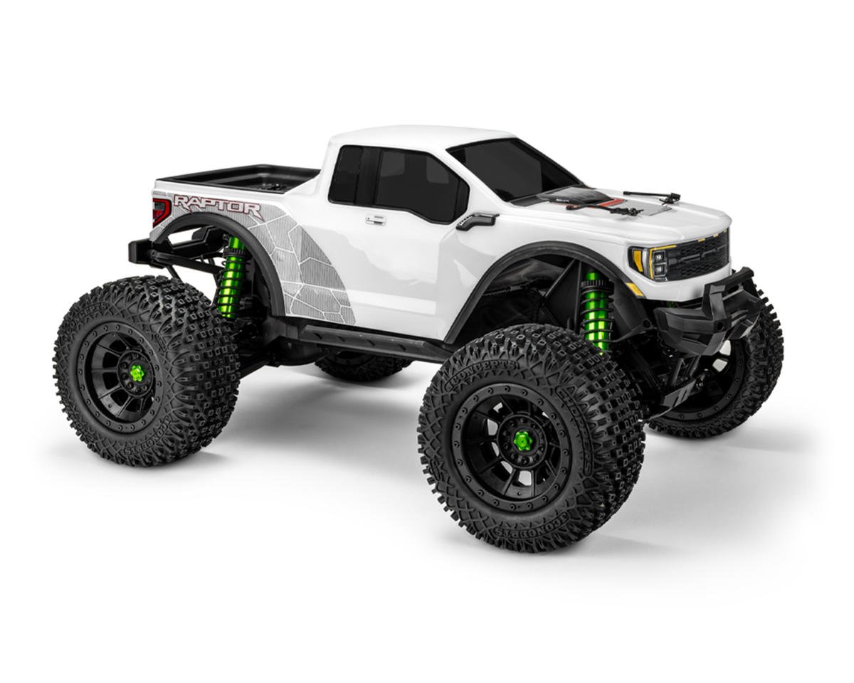 JConcepts 2023 Ford Raptor Monster Truck Pre-Trimmed Body for Traxxas® X-Maxx® (Clear)