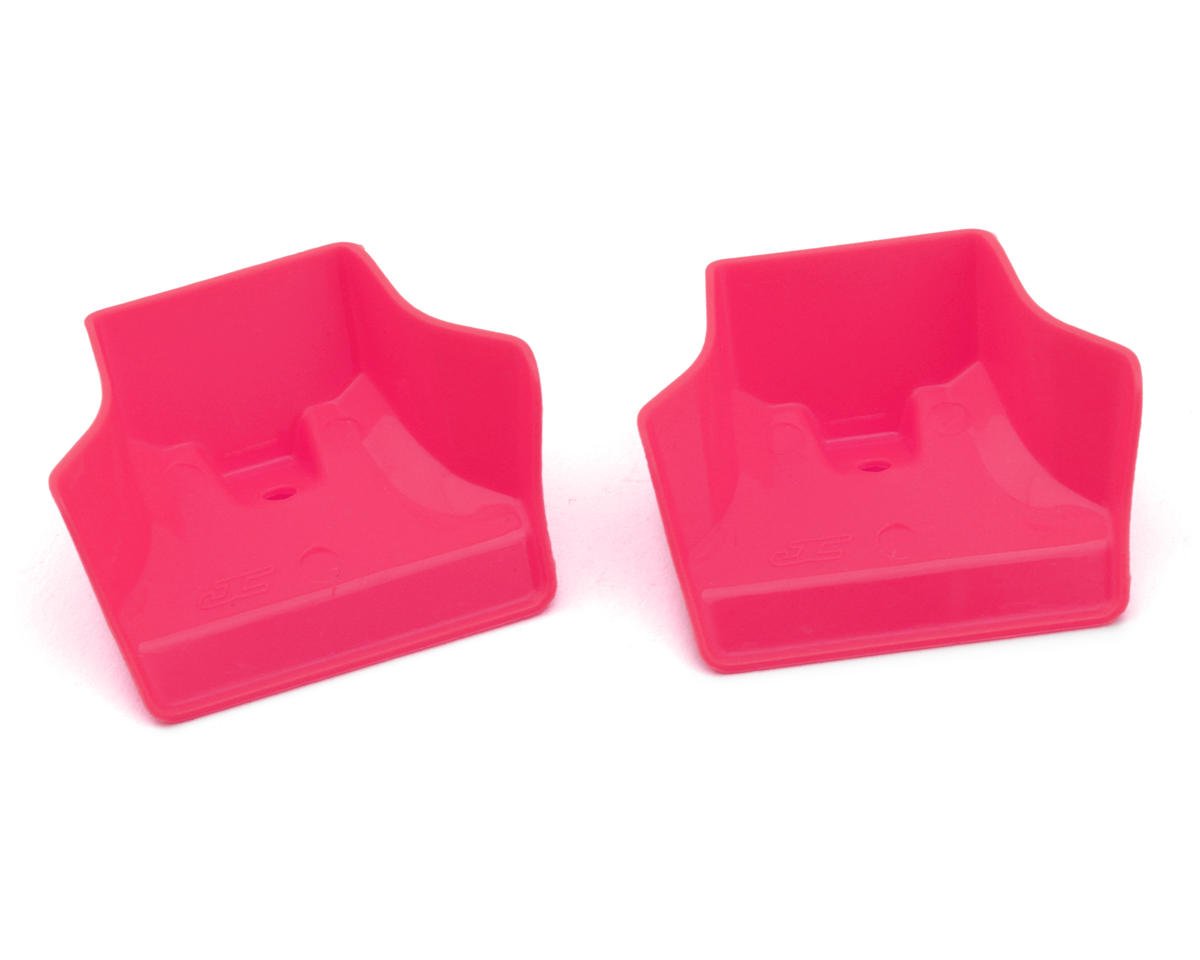 JConcepts Mugen MBX8/MBX-8e 1/8 Evo Molded Front Wings (Pink) (2)