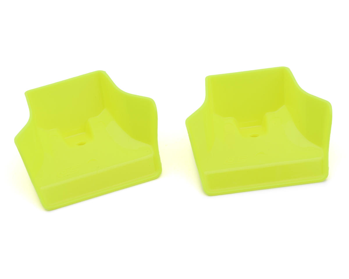 JConcepts Mugen MBX8/MBX-8e 1/8 Evo Molded Front Wings (Yellow) (2)