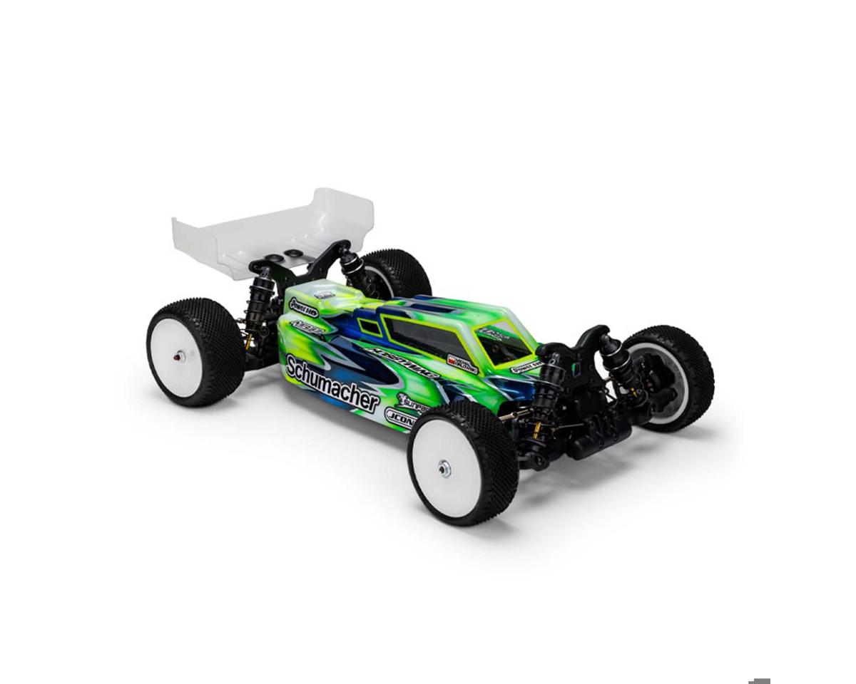 JConcepts Schumacher Cat L1R "F2" 1/10 Buggy Body w/Carpet Wing (Clear) (Lighweight)