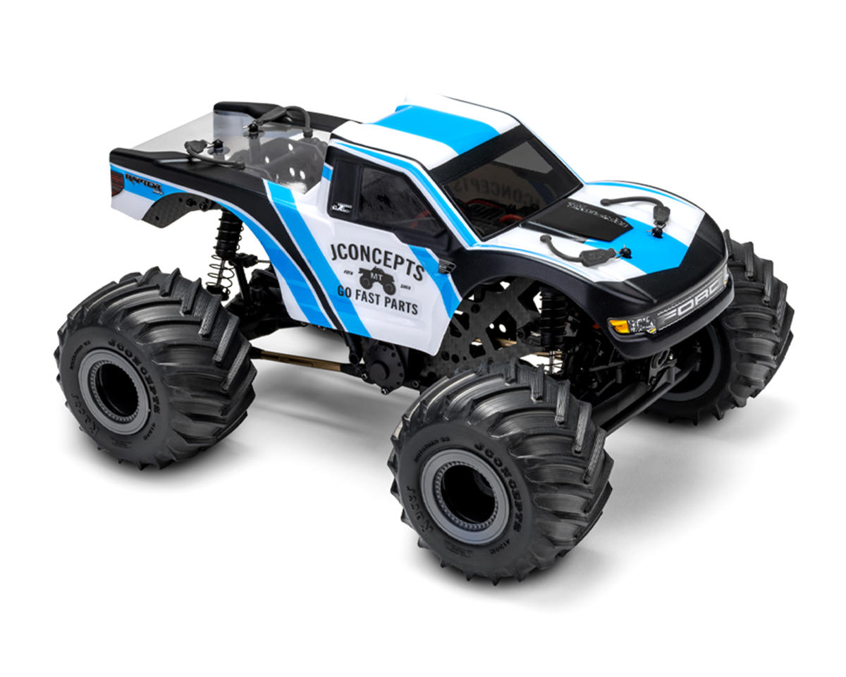 JConcepts Losi Mini LMT 2010 Ford Raptor Monster Truck Body (Clear)