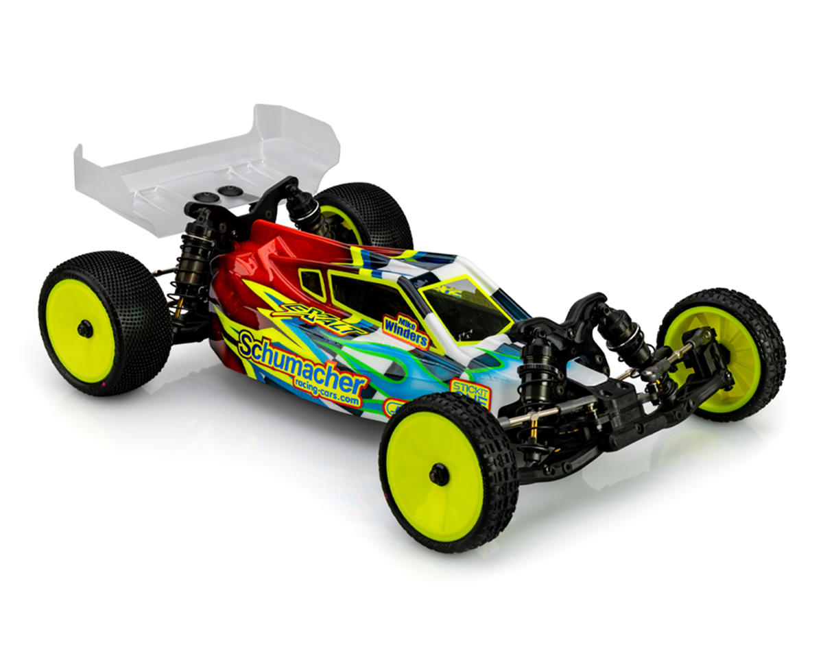 JConcepts Schumacher Cougar LD3 "P2" Buggy Body w/Carpet Wing (Clear) (Lighweight)
