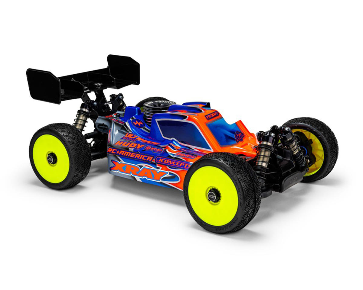 JConcepts XRAY XB8 "P2" 1/8 Nitro Buggy Body (Clear)