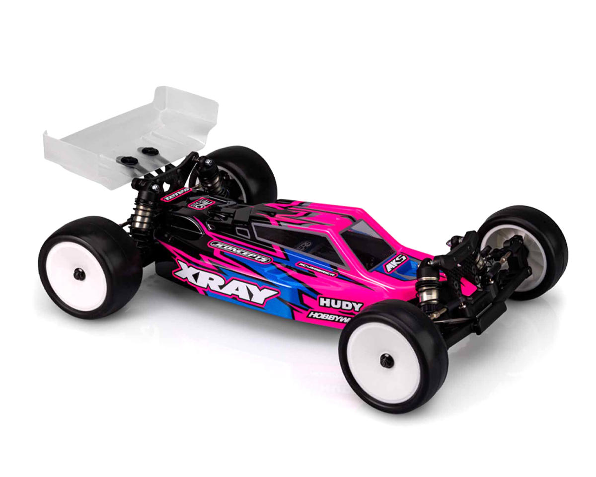 JConcepts XRAY XB2 2025 "F2" 1/10 Buggy Body (Clear) (Lightweight) w/Two Wings