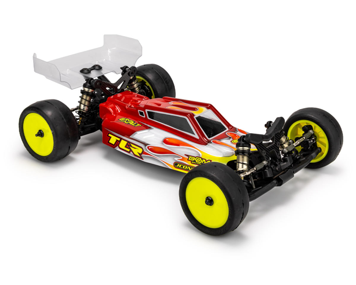 JConcepts TLR 22X "F2" 1/10 Buggy Body w/Aero Wing (Clear)