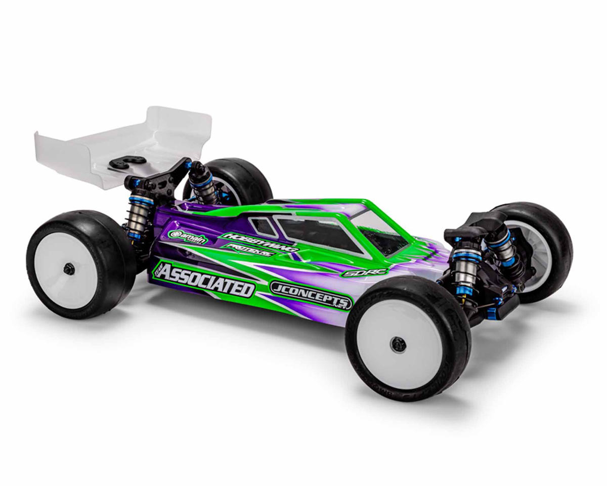 JConcepts Team Associated RC10B84 "S2" 1/10 4WD Buggy Body w/Turf Wing (Clear)