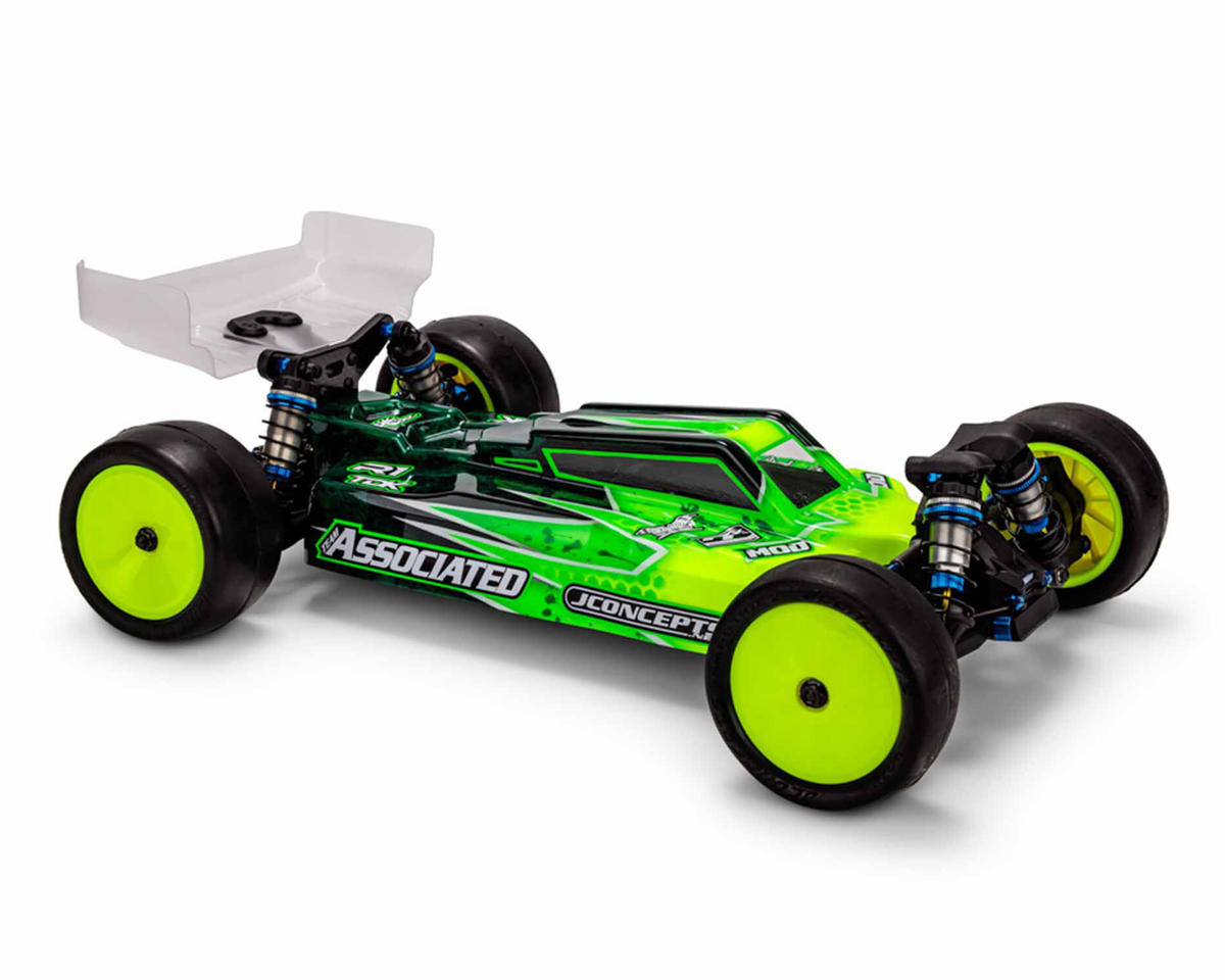 JConcepts Associated RC10B84 "F2" 1/10 4WD Buggy Body w/Turf Wing (Clear)