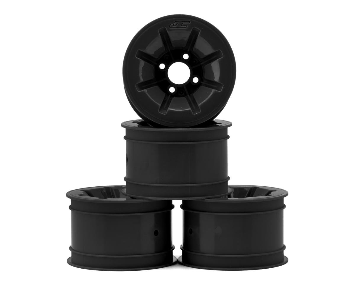 JConcepts RC10 Pioneer 2.2 Rear Wheels w/Adapters (Black) (4)