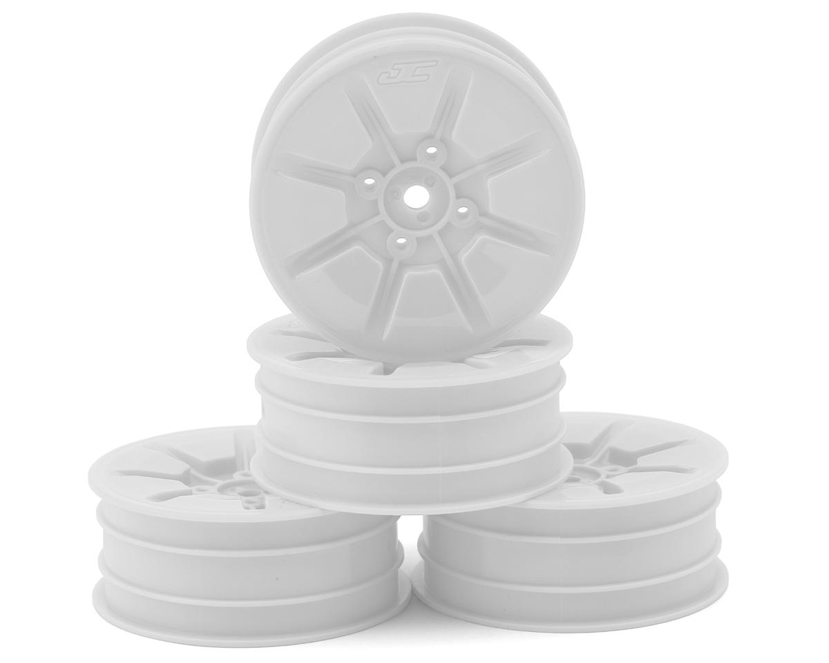 JConcepts Pioneer 2.2 2WD Front Buggy Wheels (White) (4) w/12mm Hex