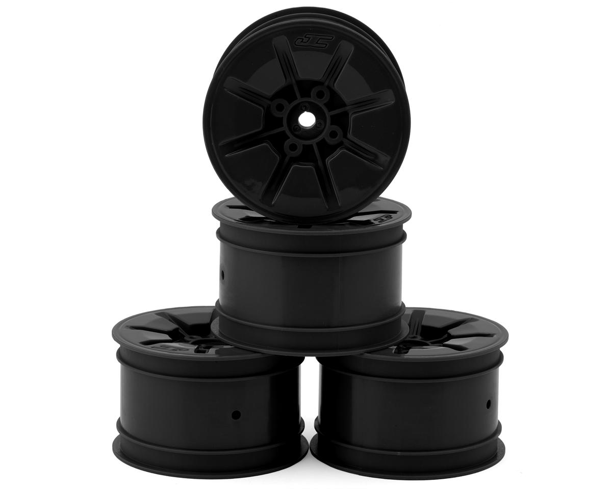 JConcepts Pioneer 2.2 Rear Buggy Wheels (Black) (4) w/12mm Hex