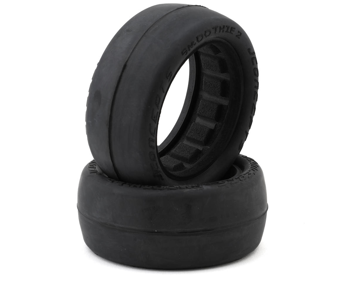 JConcepts Smoothie 2 2.2" 4WD Front Buggy Tires (2) (Blue)