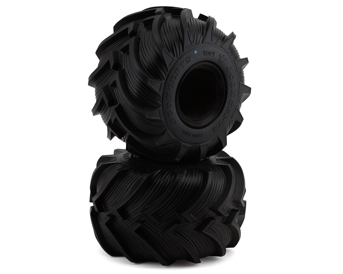 JConcepts Fling Kings 2.6x3.6" Monster Truck Tires (Blue)