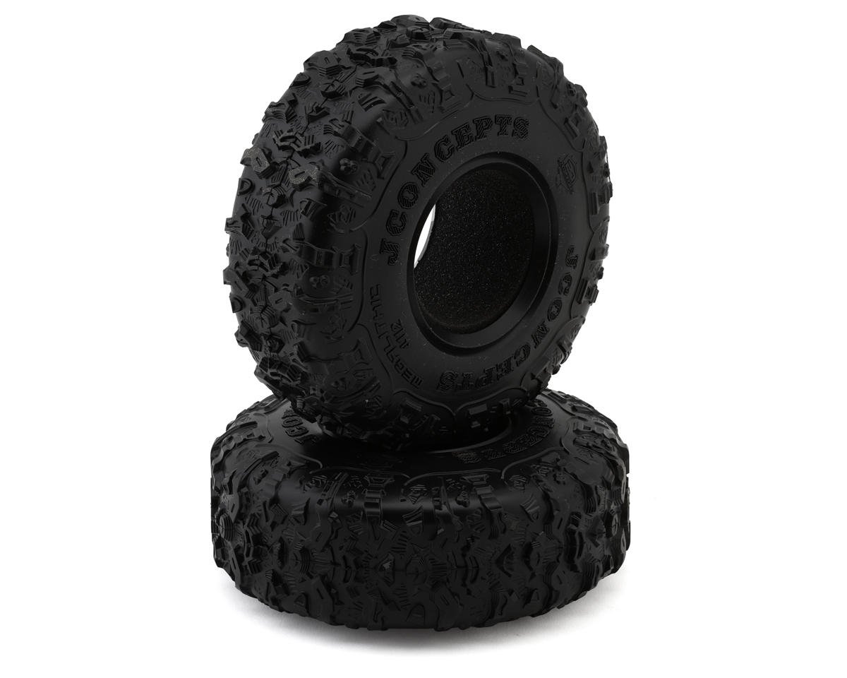 JConcepts Megalithic 2.2" All Terrain Rock Crawler Tires (2) (OD - 5.25”) (Green) w/Foam Inserts