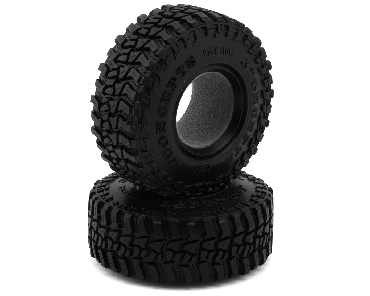 JConcepts Rock Block 1.9" 1/10 Rock Crawler All Terrain Tires (2) (4.19" OD) (Green)
