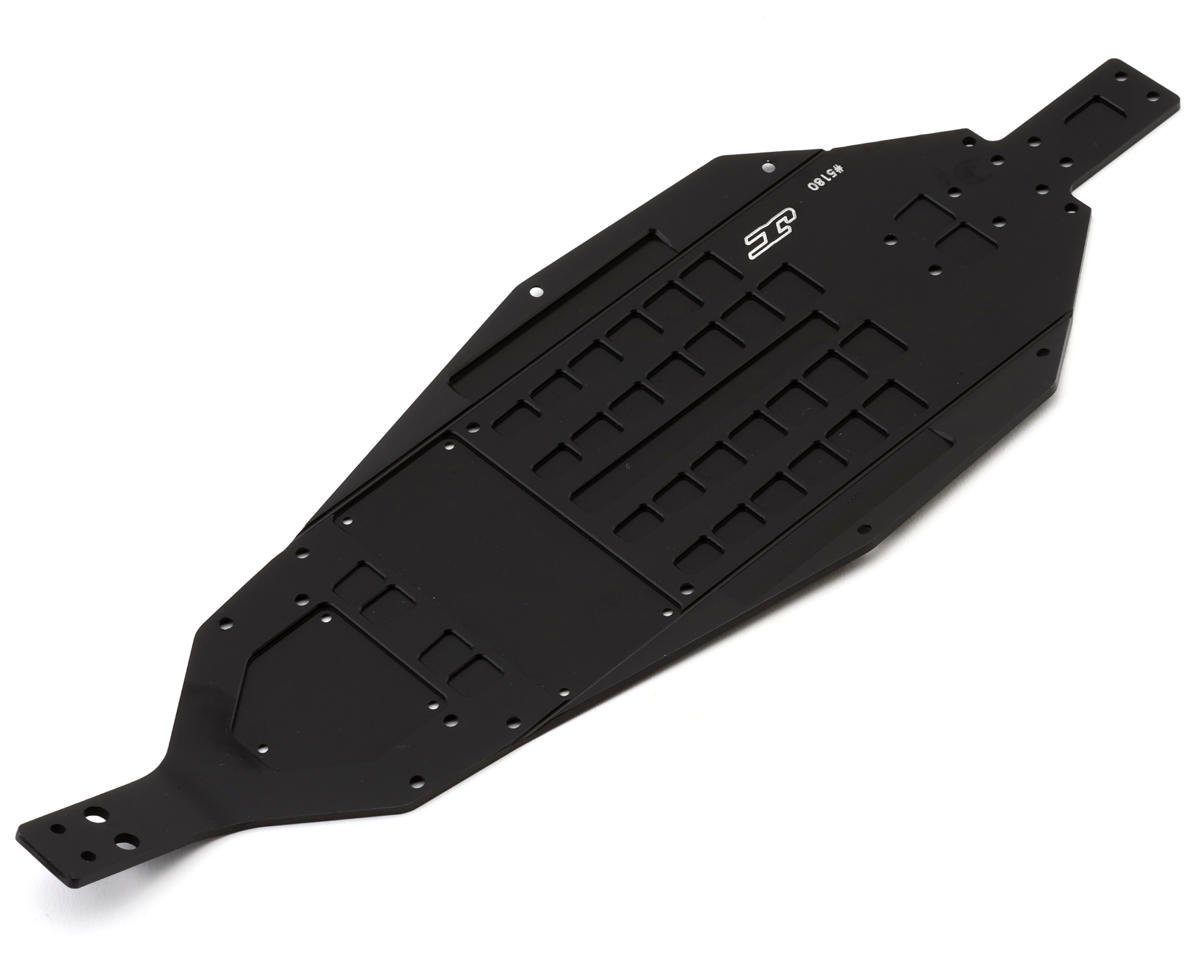JConcepts Team Associated RC10B7 Hard Anodized Aluminum Chassis (Black) (Standard)