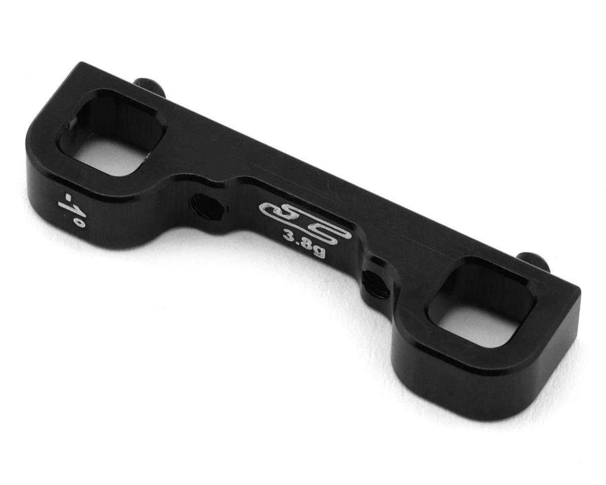 JConcepts Team Associated RC10B7 Aluminum Arm Mount "C Block" (-1 Deg) (Black)