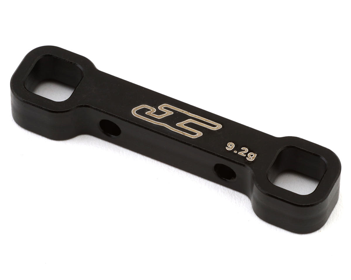JConcepts Team Associated RC10B7/B7D Steel Arm Mount "D" Block (Black) (9.2g)