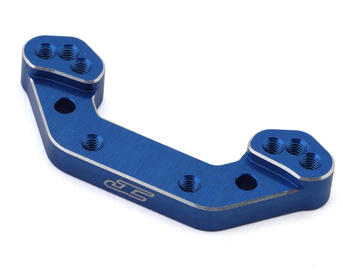 JConcepts RC10B7/B7D Aluminum Rear Ball Stud Mount (Blue)