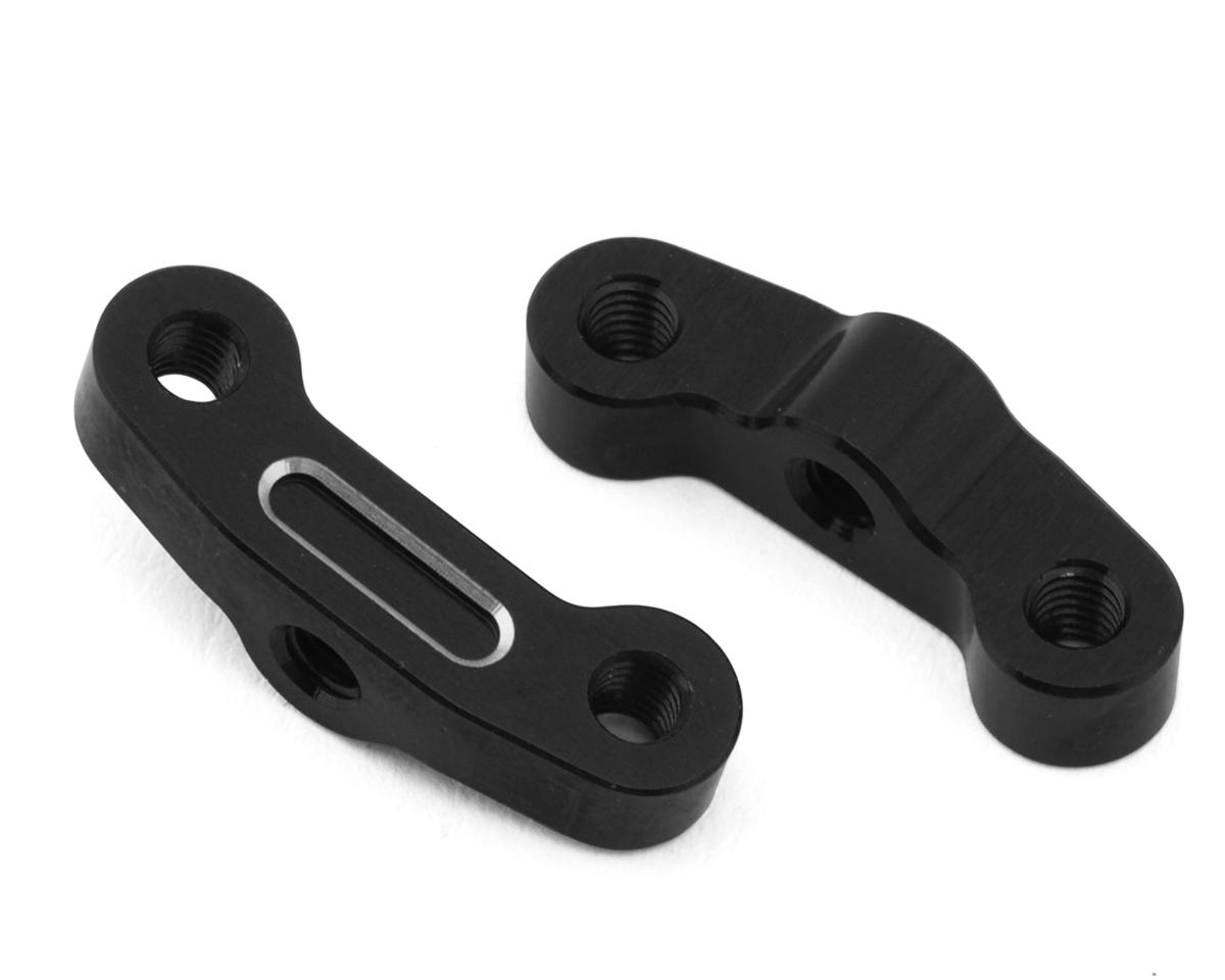 JConcepts RC10B7 Aluminum Rear Hub Link Mount (Black) (2)