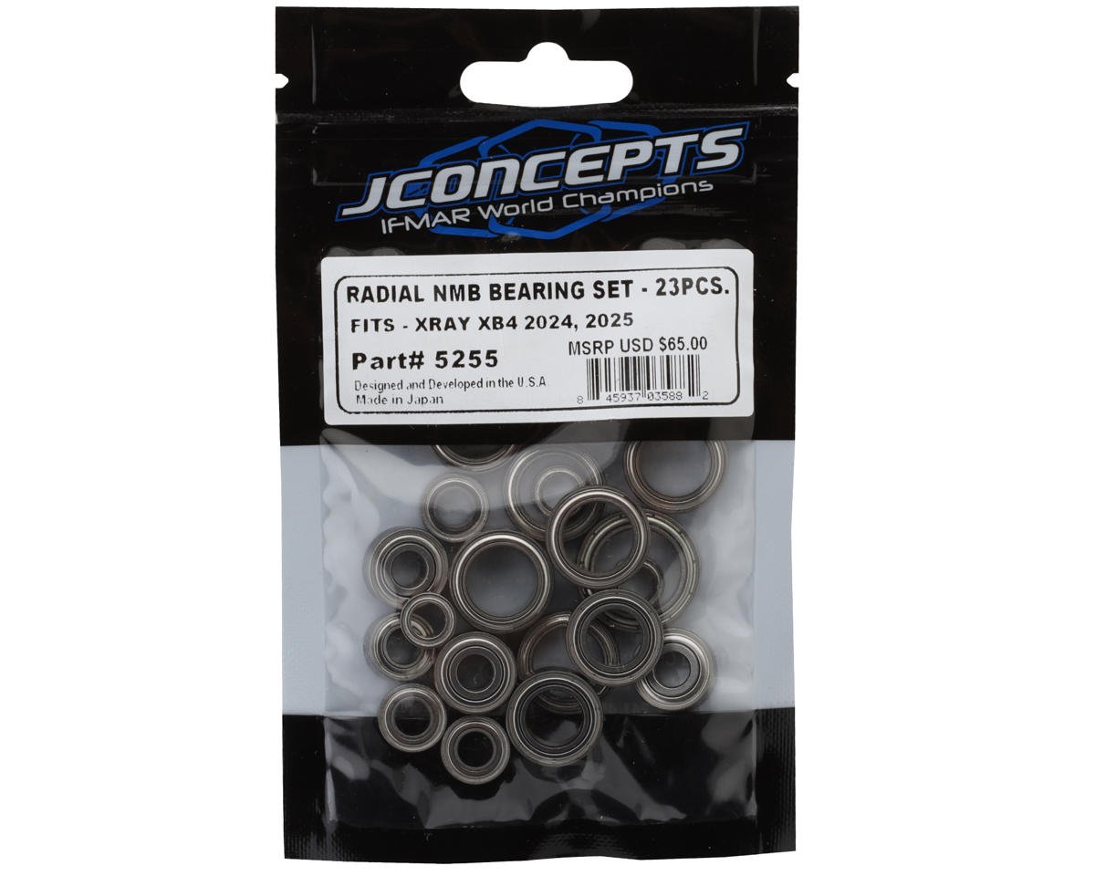 JConcepts XRAY XB4 2024/25 Radial NMB Bearing Set