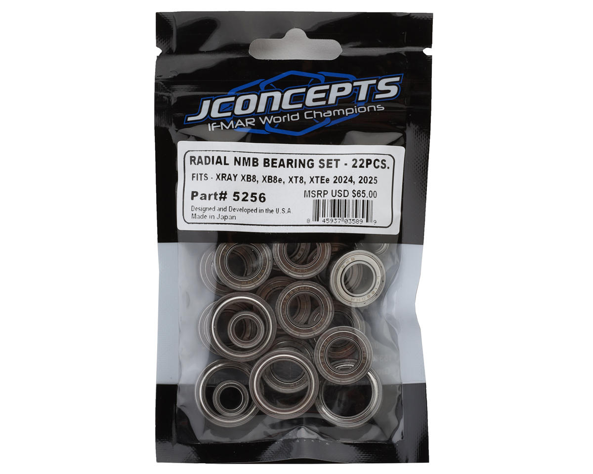 JConcepts XRAY XB8/XT8 Radial NMB Bearing Set (22)