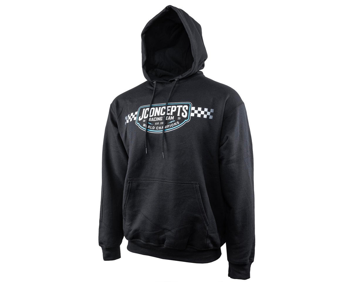 JConcepts Checkers or Wreckers 2025 Pullover Hoodie Sweatshirt (Black) (L)