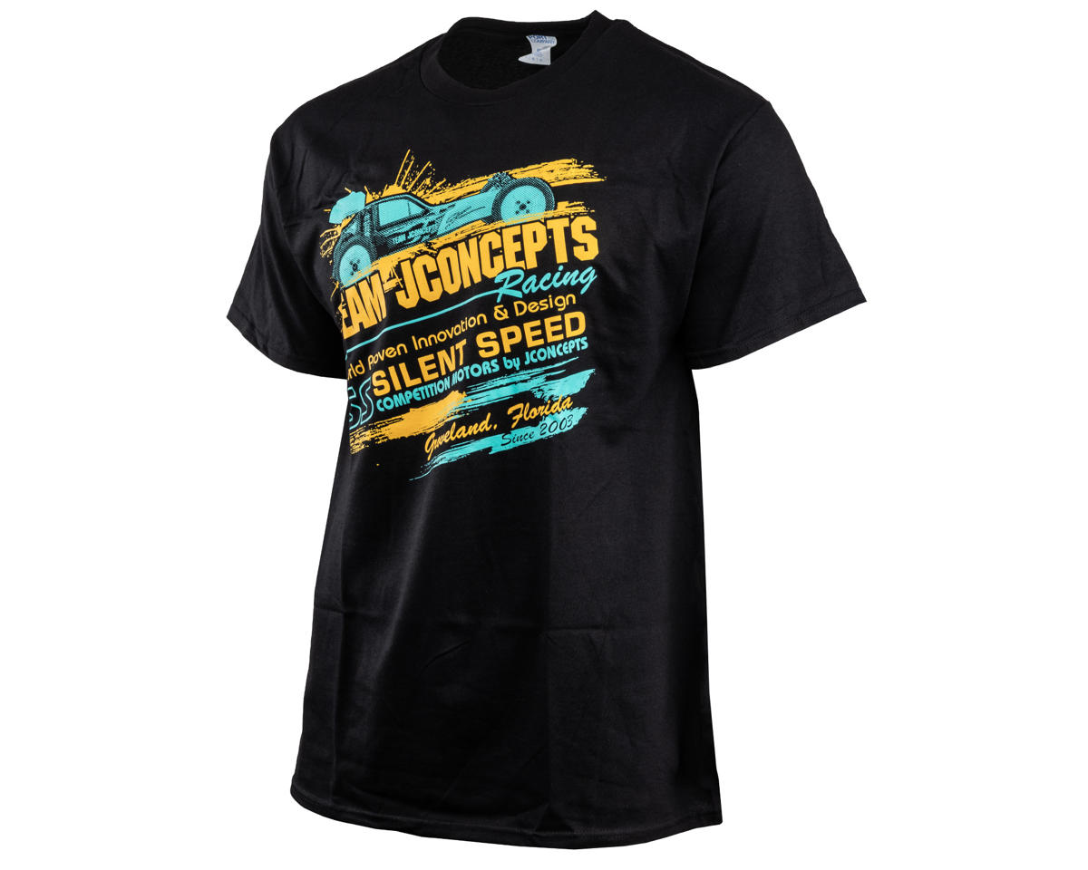 JConcepts Retro T-Shirt (Orange/Teal) (L)