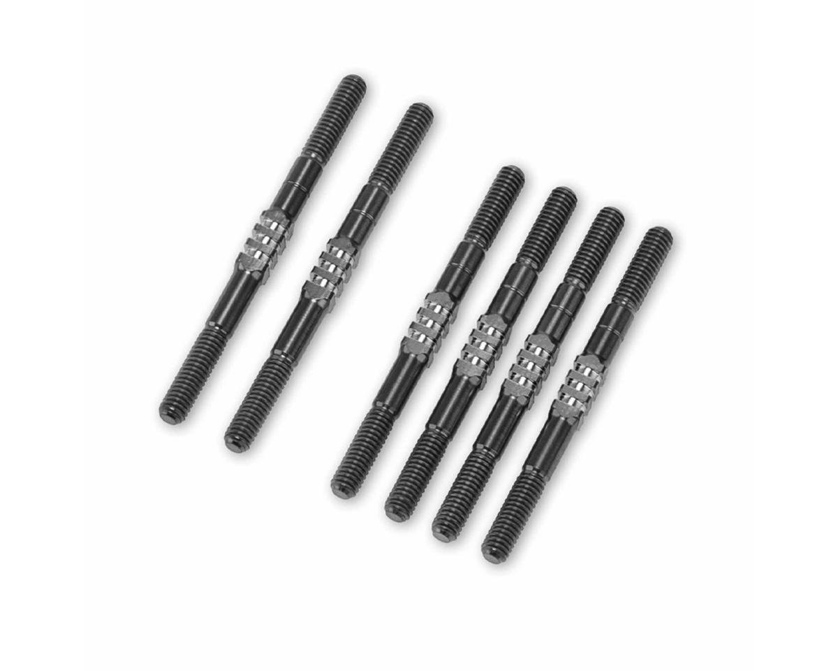 JConcepts TLR 22X 3.5mm Fin Titanium Turnbuckles Set (Black)