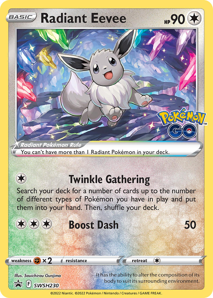 Radiant Eevee - SWSH230 (SWSH:PR) Promo - Near Mint Holofoil